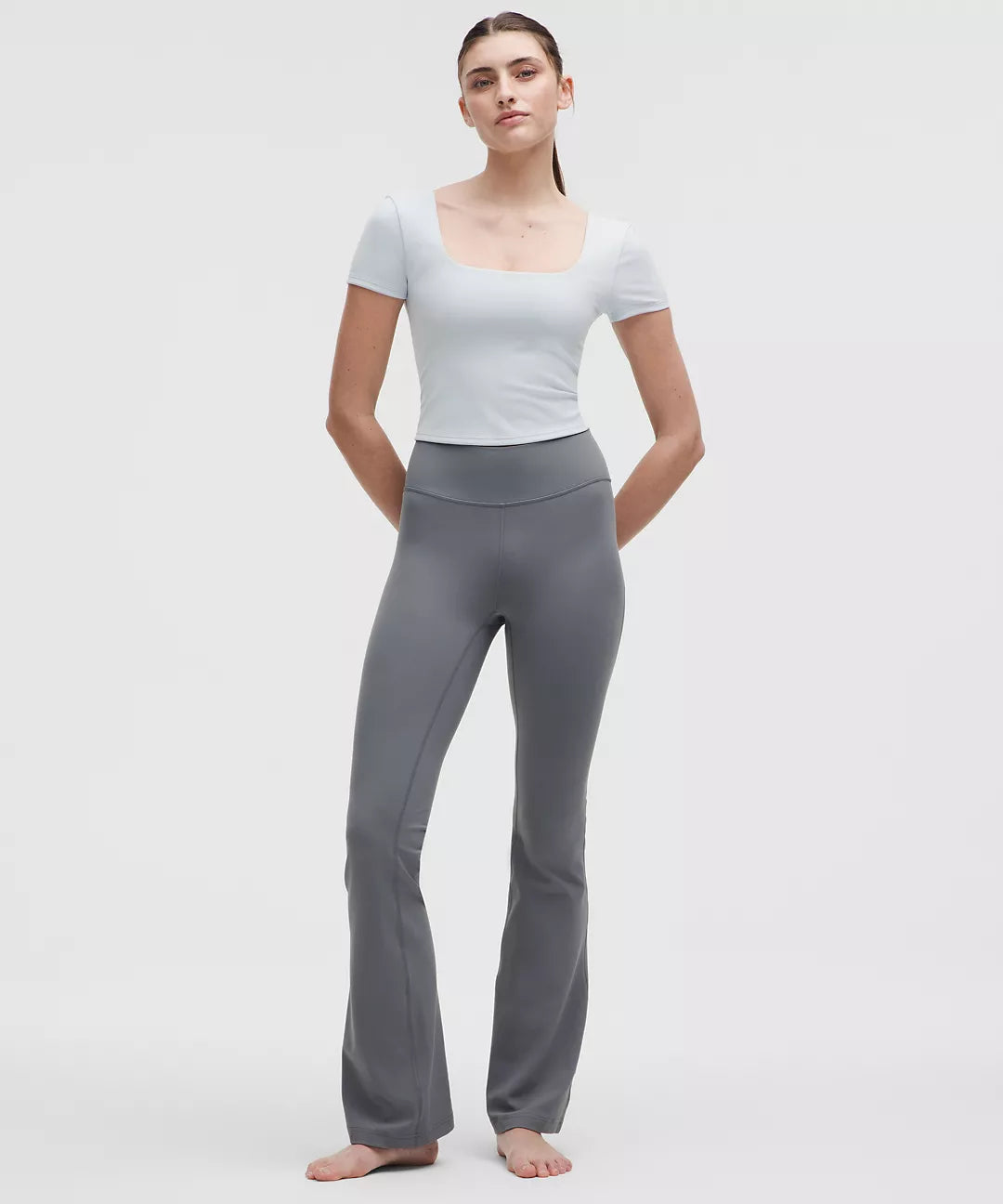 Nulu High-Rise Flared Pant Legging