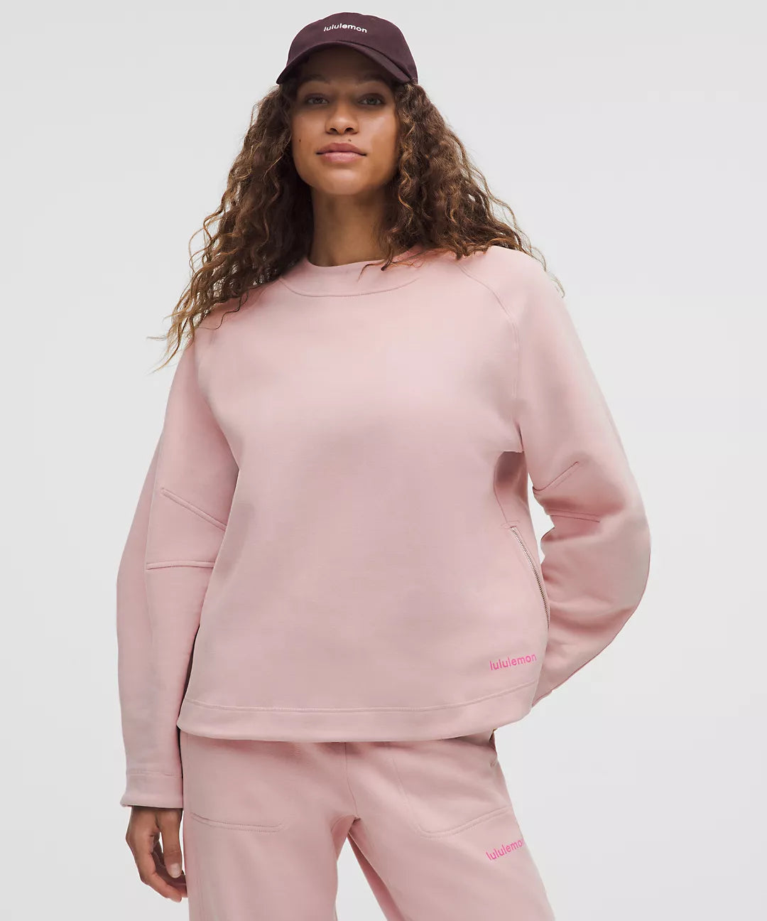 Relaxed-Fit Crewneck Hoodie