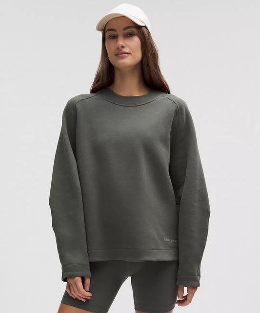 Relaxed-Fit Crewneck Hoodie