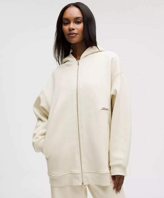 Oversized Full-Zip Hoodie Long